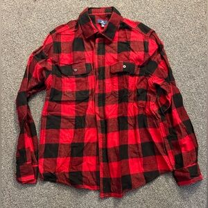 George Red and Black Checkered Shirt